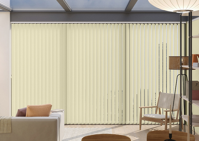 Trinity (Blackout), Oatmeal - Vertical Blind - Image 3